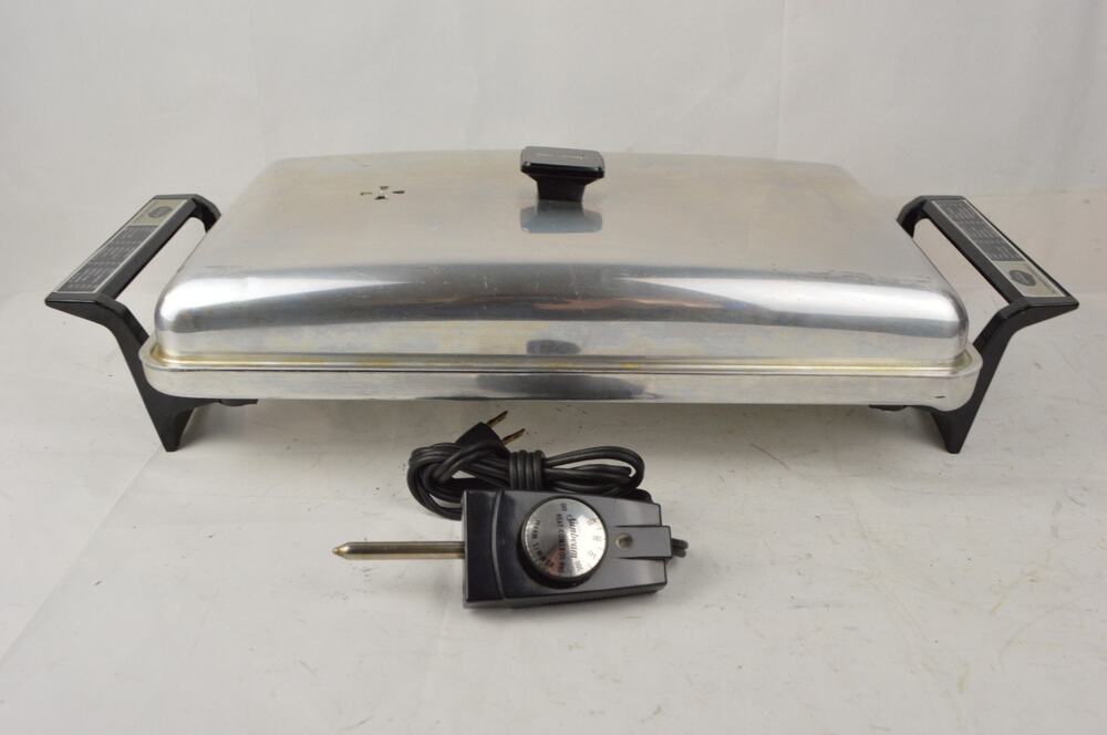 Vintage Sunbeam Automatic Electric Griddle TRG Nonstick w/ Power Cord